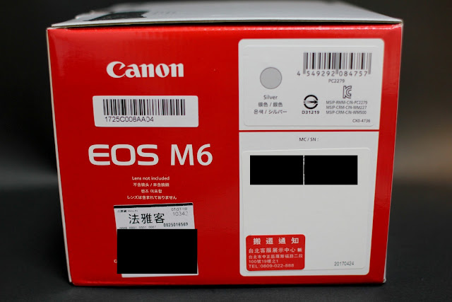 Canon EOS M6開箱試拍