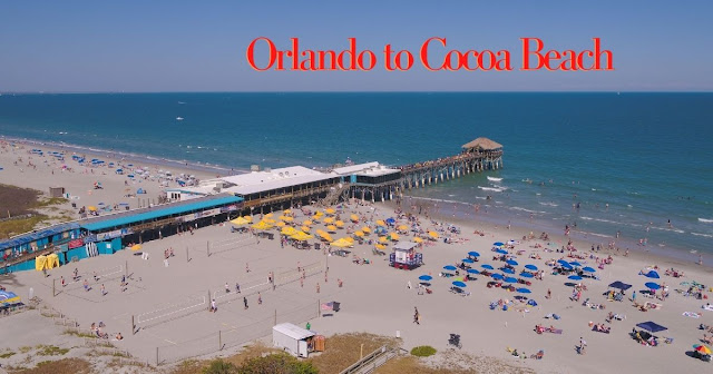 How do I get from Orlando to Cocoa Beach without a car?