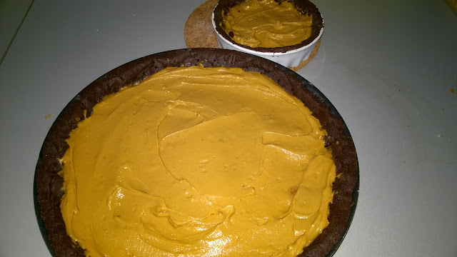 Tarte mirabelles, choco-spéculos