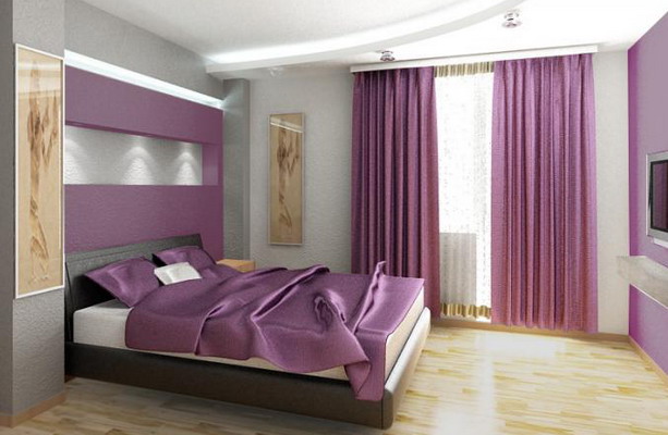 Corgeous Modern  Purple  Bedroom  Ideas 