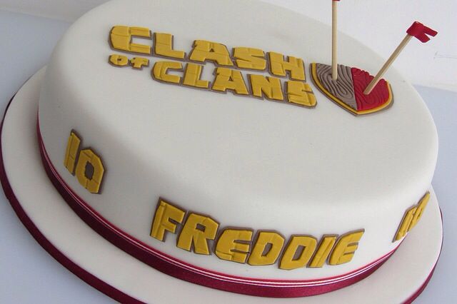 clash of clans birthday cake