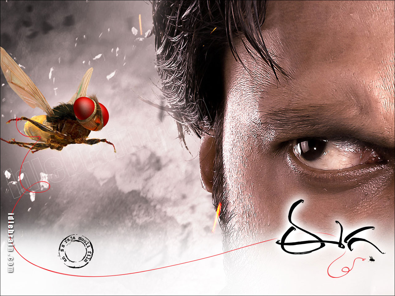 IdlebrainGallery: Eega Wallpapers - Sudeep,Nani and Samantha