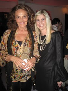 Marla Malcolm Beck with Diane Von  Furtenberg