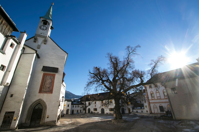 Cortile della Festung Hohensalzburg (fortezza)-Salisburgo