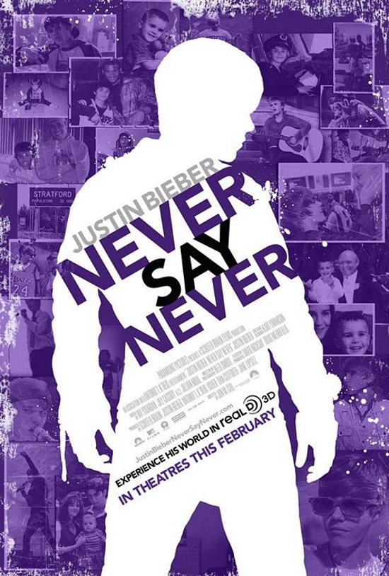 justin bieber never say never movie scenes. justin bieber concert poster.