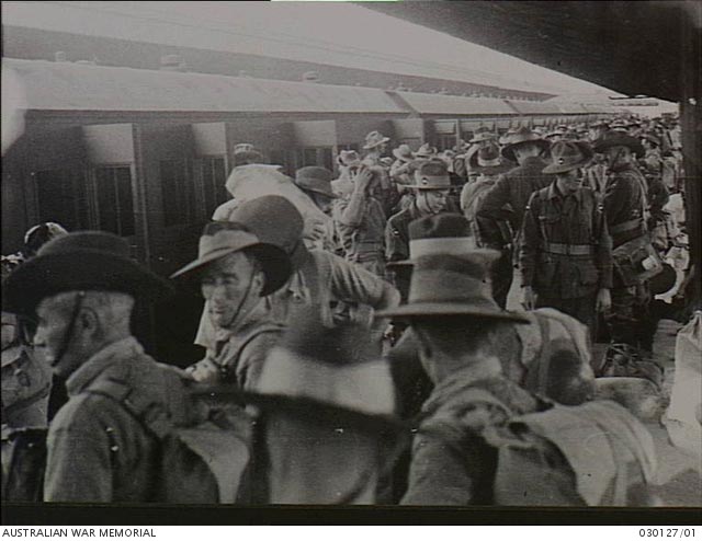 Troops disembarking in Adelaide, Australia, 14 March 1942 worldwartwo.filminspector.com