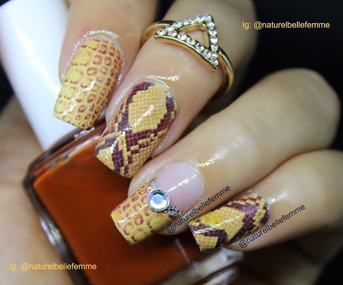 Snakeskin nails