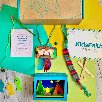 Kids Faith Krate #kidsfaithkrate #disciplechildren #raisethemup #kidsbiblestudy #subscriptionbox
