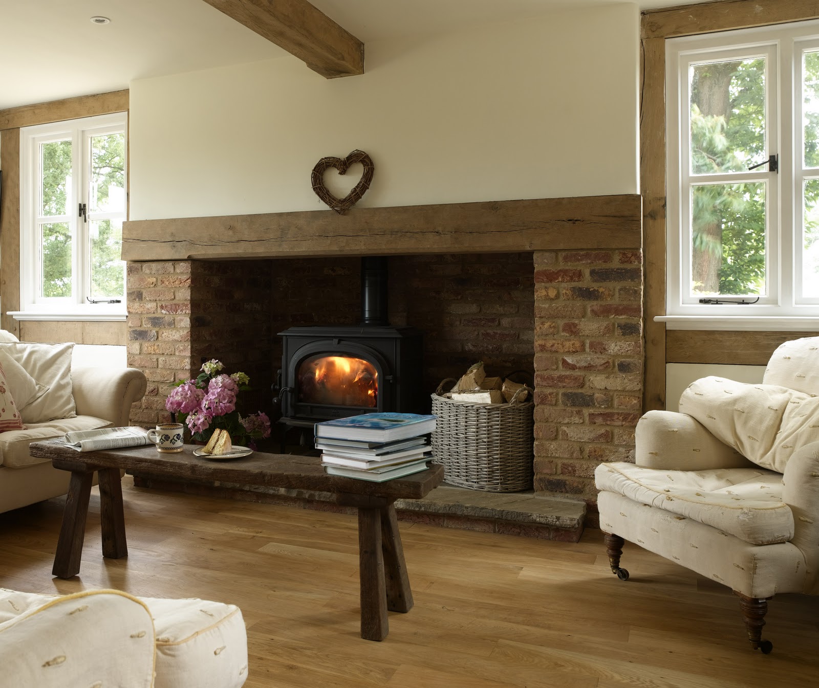 from little acorns  A lovely oak framed cottage