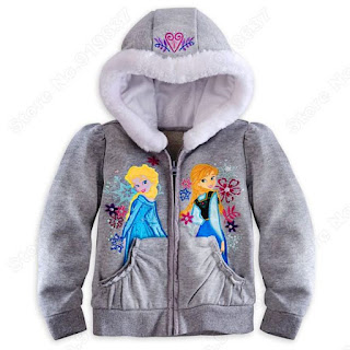 Model Jaket Frozen Untuk Anak Perempuan Cantik