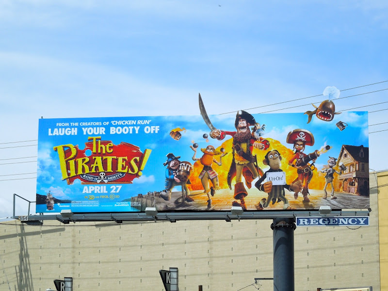 Pirates movie billboard