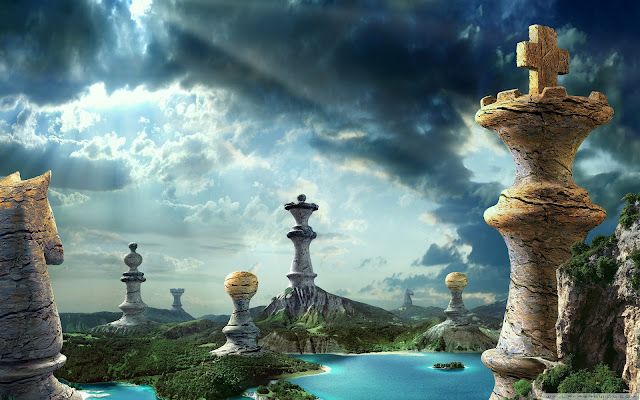 chess, fantasy, art, wallpapers