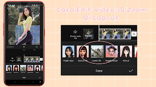 Cara Edit Foto Efek 3D Zoom Di Capcut