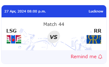 IPL. 2024 Live Match Today