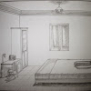 Contoh Sketsa Desain Interior Kamar Tidur
