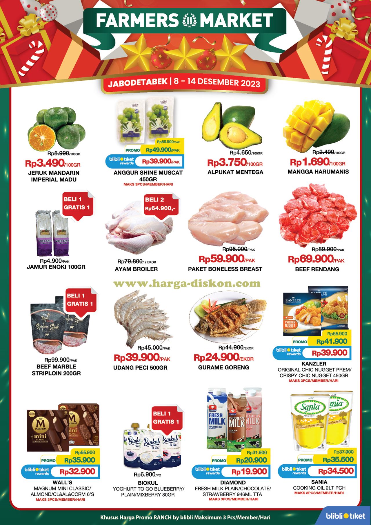 Promo Farmers Market JSM Akhir Pekan 8 - 14 Desember 2023