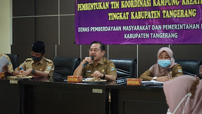 DPMPD Kabupaten Tangerang Canangkan Kampung Kreatif/Tematif Untuk Desa