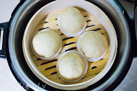 Instant pot Chicken BBQ Siopao or Steamed Bun with chicken BBQ - Filipino Style