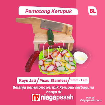 Alat pengiris Kerupuk Manual