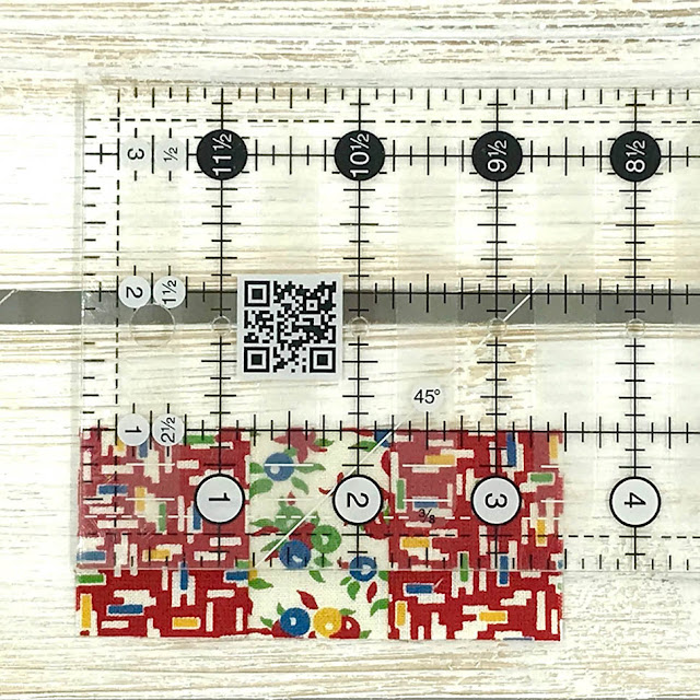 Sewing Tip: Measure Block Set To Check For Seam Accuracy ByThistle Thicket Studio. www.thistlethicketstudio.com