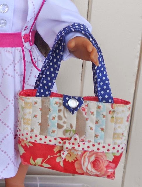 Free Doll Tote Bag pattern