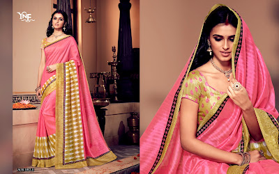 Pink Color  Bhagalpuri Silk Saree With Blouse