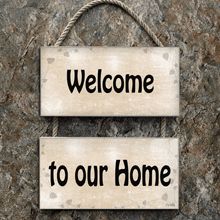 Shop welcome to our home wood decor online in Port Harcourt, Nigeria