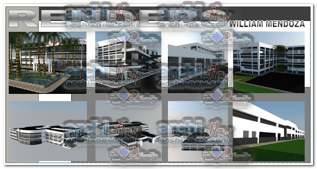 Vertical projections of the project (sections ( hospital hospice project dwg 