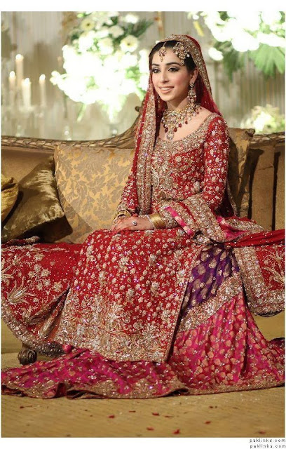 Latest women bridal gharara sharara dresses designs.