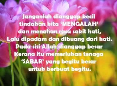 Kata Sabar Di Hina Orang 2015 ♥ Bergambar