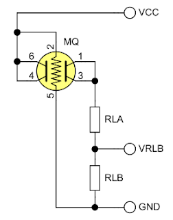 Sensor wiring with series RL