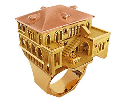 City And Building Shape Beautiful, Creative And Stylish Ring Collection