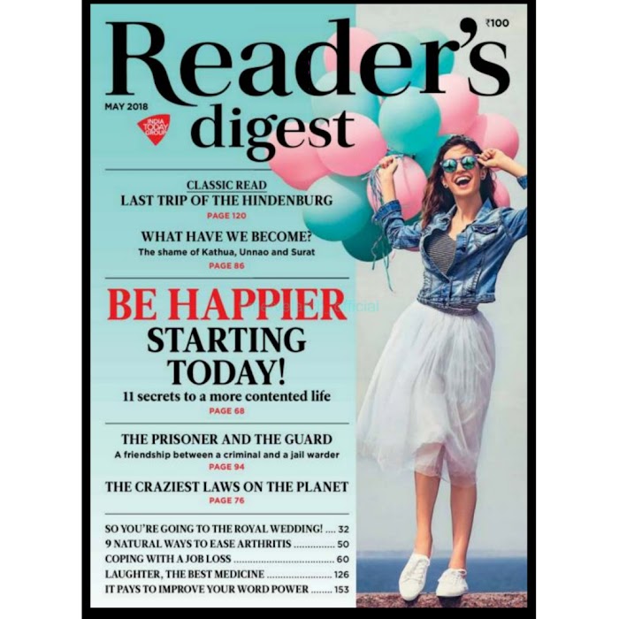 Reader's Digest India Magazine MAY 2018-PDF Download