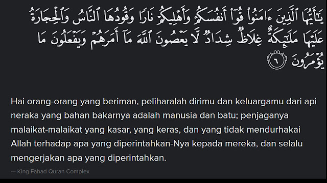 at-tahrim ayat 6: pendidikan anak dan keluarga