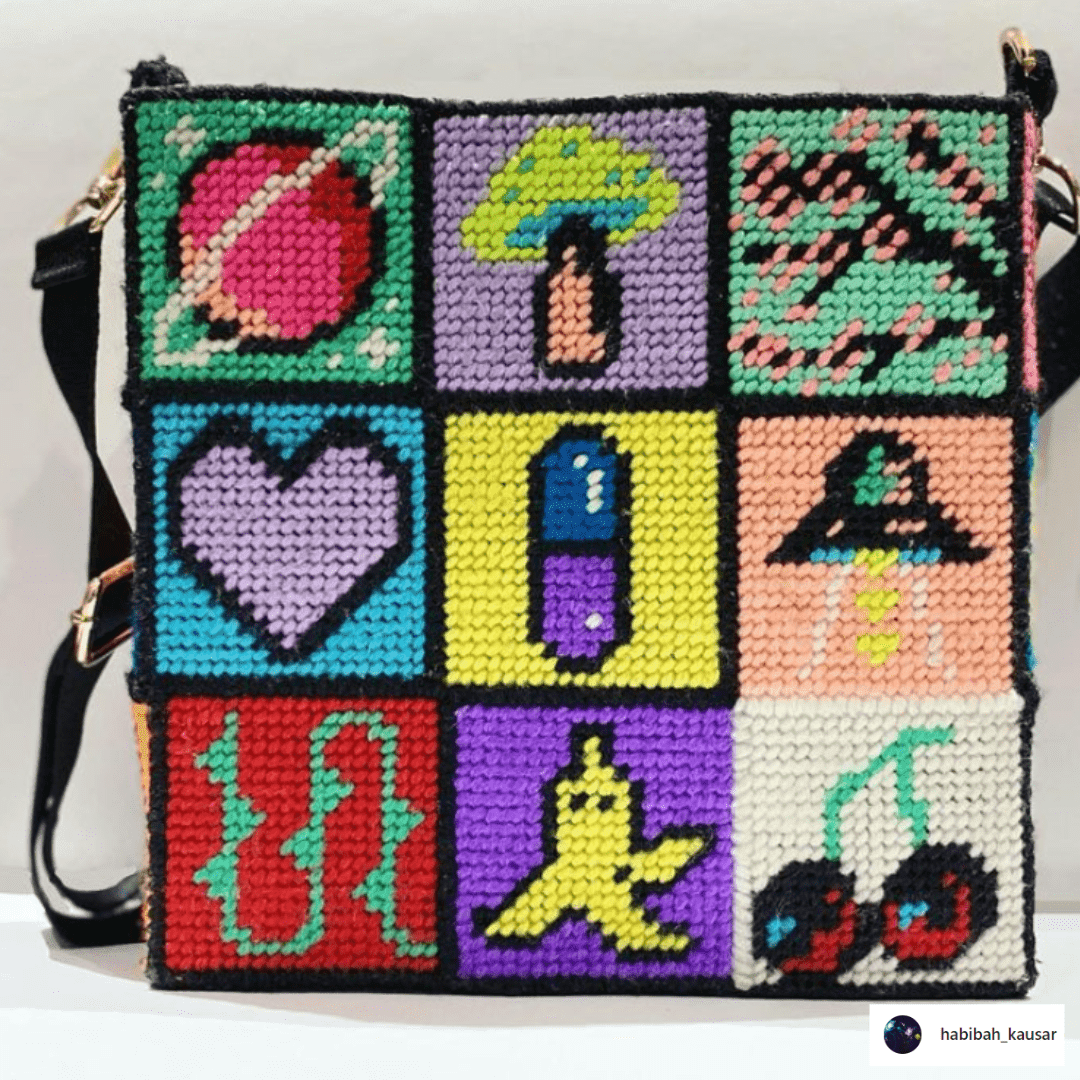 Cross Stitch Purse · How To Make A Stitched Pouch · Needlework on Cut Out +  Keep