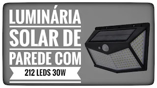 Luminária solar