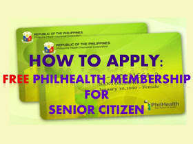 According to the REPUBLIC ACT NO. 10645: all senior citizen shall be entitled to PhilHealth benefits. All senior citizens can avail this PhilHealth benefit without the need to pay for monthly contribution. The contribution for senior citizens shall be sourced from the proceeds of Republic Act No. 10351, commonly known as the Sin Tax Law.    Who are the senior citizens that can avail FREE PHILHEALTH ? Filipino citizens who are residents of the Philippines, aged sixty (60) years or above and are not currently covered by any membership category of PhilHealth;  Qualified dependents of senior citizen members who are also senior citizen themselves; and Qualified dependents of members belonging to other membership categories, with or without coverage who are senior citizens themselves. However, Senior Citizens who are gainfully employed or who remain to have regular sources of income  shall continue to pay their premium contributions to PhilHealth under the applicable membership categories.  How to apply for senior citizen PhilHealth membership?  As senior citizen, you have two options to enroll for PhilHealth, they can enroll through municipal's Senior Citizens Affair (OSCA) office or through any PhilHealth office.   1. Through Office for the Senior Citizens Affairs (OSCA) Fill out two (2) copies of the PhilHealth Member Registration Form (PMRF); DOWNLOAD FORM HERE Submit duly accomplished PMRF to the OSCA in the city or municipality where the elderly resides Await Member Data Record and Identification card issued by PhilHealth through OSCA 2. Through PhilHealth Local Health Insurance Office (LHIO) Fill out two (2) copies of the PhilHealth Member Registration Form (PMRF); DOWNLOAD FORM HERE Attach 1 x 1 photo taken within the last six months; Present Senior Citizen's ID. Read here how to apply for Senior Citizen ID Submit duly accomplished PMRF Await Member Data Record and PhilHealth Identification Card  Continue reading... How to avail PhilHealth when senior citizen is hospitalized   You might also want to read: How to create PhilHealth account online How To  Get MDR Record Online