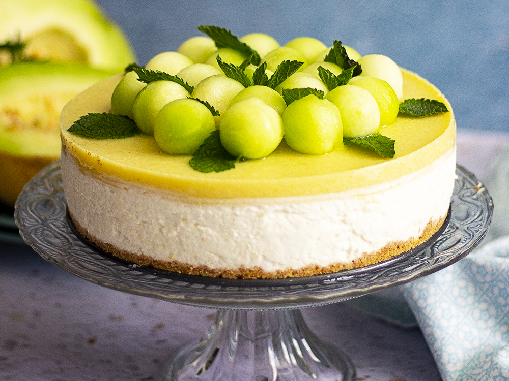 Tarta de yogur y melón, ¡celebrando por todo lo alto! - Jaleo en la Cocina