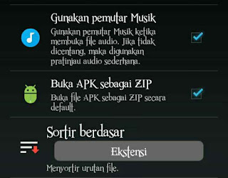 Buka APK sebagai ZIP