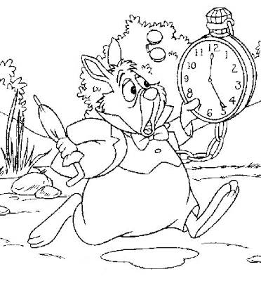 Cartoon Design: Alice In wonderland Coloring Pages From Disney
