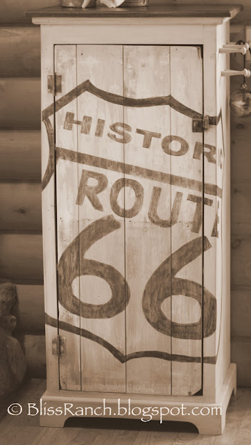 Route 66 Cabinet Copycat Bliss-Ranch.com