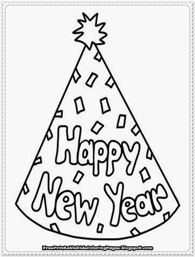 Download New Year Printable Coloring Pages - Free Printable Kids ...