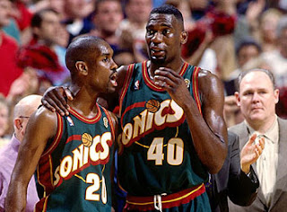 Gary Payton y Shawn Kemp