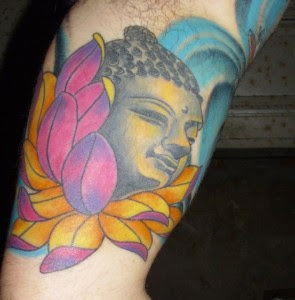 Lord Gautam Buddha Tattoo picture