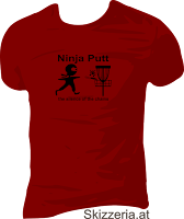 Shirt Disc Golf Ninja Putt