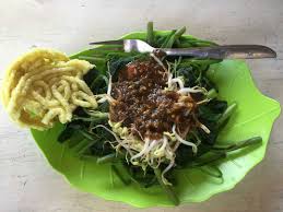 Rujak Kangkung Dadakan