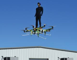 Human flying drone
