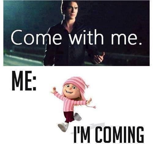 Come With Me Damon meme