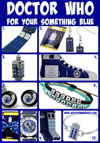 Doctor Who fans! Incorporate the smash show into your wedding with these Doctor Who For Your Something Blue ideas from www.abrideonabudget.com.