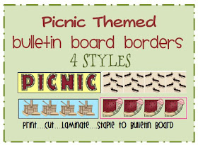 picnic themed bulletin board border